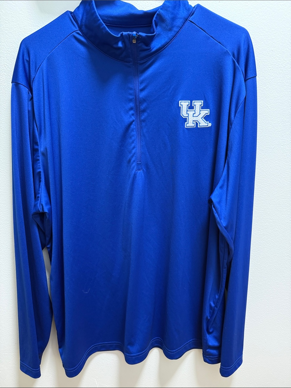 Antigua Blue Quarter-Zip Pullover